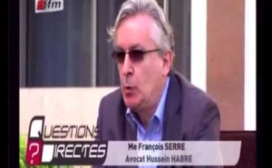 "Questions Directes"du lundi 04 février 2013 recevait François Serre Avocat de Hisséne Habré