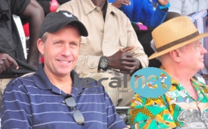 Lutte: Lewis Lukens, l'ambassadeur des Usa au Sénégal était dimanche, au stade Demba Diop 