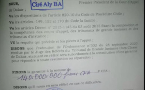 Affaire Diop Iseg: Aïssatou Seydi contrainte à verser 140 millions FCfa