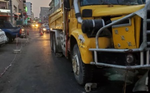 Accident sur l'avenue Lamine Gueye : Le bilan fait état d'un mort et deux blessés graves (Photos)
