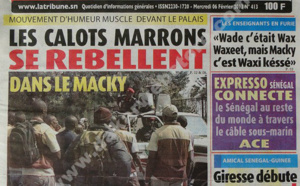 A la Une du Journal La Tribune du mercredi 06 janvier 2013