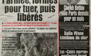 A la Une du Journal Populaire du mercredi 06 janvier 2013