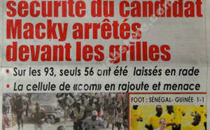 A la Une du Journal Rewmi du mercredi 06 janvier 2013