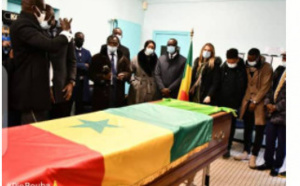 France: Revivez en images la cérémonie de levée du corps de Pape Bouba Diop 