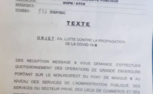 Sénégal: Reprise des contrôles du port du masque en public