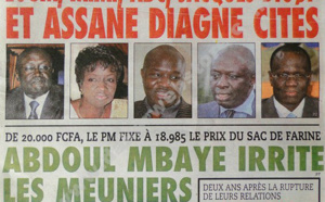 A la Une du Journal L'As du jeudi 07 février 2013