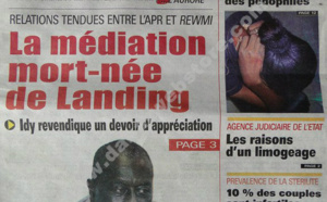 A la Une du Journal Walfadjri du vendredi 08 février 2013
