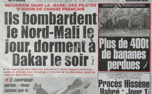 A la Une du Journal Le Populaire du vendredi 08 février 2013