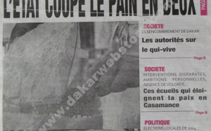 A la Une du Journal Sud Quotidien du vendredi 08 février 2013