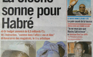 A la Une du Journal EnQuête du vendredi 08 février 2013