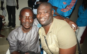 Les comédiens Mamadou Pène et Papa Ndiaye très complices
