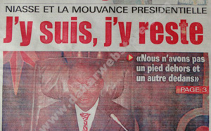 A la Une du Journal Walfadjri du lundi 11 février 2013