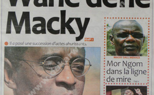 A la Une du Journal Libération du lundi 11 février 2013