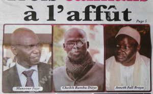 A la Une du Journal L'Office du mardi 12 février 2013