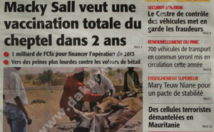A la Une du Journal Le Soleil du mercredi 12 février 2013