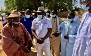 Exploitation agricole: Le Directeur de l’Emploi en visite de terrain au village de Ndiengue Diop