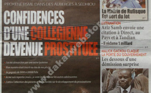 A la Une du Journal Direct Info du jeudi 14 février 2013