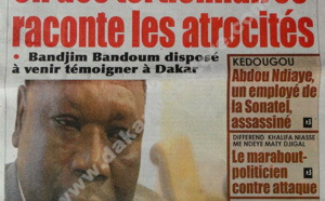 A la Une du Journal Rewmi du jeudi 14 février 2013