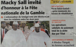 A la Une du Journal Le Soleil du lundi 18 février 2013