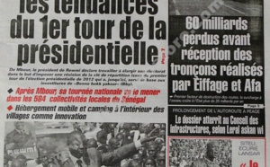 A la Une du Journal Le Populaire du lundi 18 février 2013