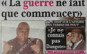 A la Une du Journal L'office du lundi 18 février 2013