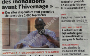 A la Une du Journal Le Soleil du mardi 19 février 2013