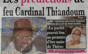 A la Une du Journal L'Office du mardi 19 février 2013