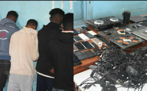Cybercriminalité: 42 Nigérians arrêtés entre Mbour et Saly, 27 ordinateurs et 77 téléphones portables saisis