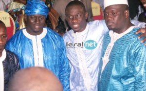 Aziz Ndiaye et son frère Baye Ndiaye très complices avec Pape Diouf 