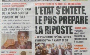 A la Une du Journal L'Observateur du mardi 26 février 2013