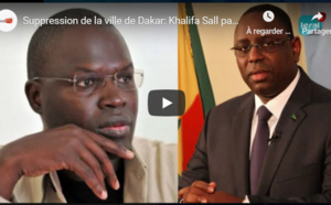 Suppression de la ville de Dakar: Khalifa Sall parle d'une manipulation de l'opinion; L'appel de Serigne Moutakha...