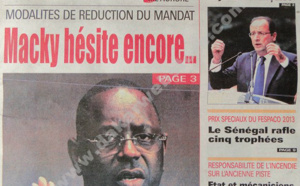 A la Une du Journal Walfadjri du Samedi 02 mars 2013