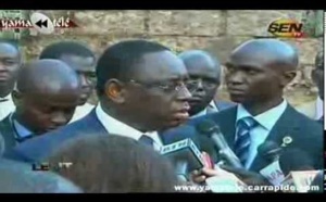 Incendie à la Médina: Macky Sall sur les lieux du drame 