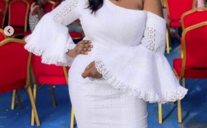 L'actrice Chabi dans une robe brodée à vous couper le souffle (Photos)
