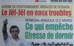 A la Une du Journal Walfadjri du mercredi 13 mars 2013