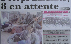 A la Une du Journal L'Office du mercredi 13 mars 2013