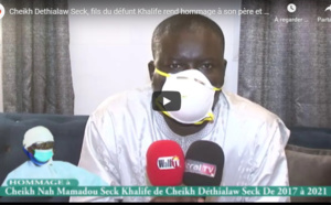Cheikh Dethialaw Seck, fils du défunt Khalife de Ngourane, rend hommage à son père et raconte ses derniers instants sur terre...