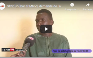 SOS: Boubacar Mbodj demande de l'aide pour soigner son pied / Contact: 76 287 68 16