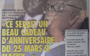 A la Une du Journal L'As du mardi 19 mars 2013