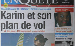 A la Une du Journal EnQuête du mardi 19 mars 2013