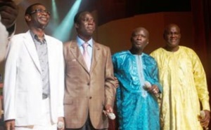 Drapeaux Omar Pène et Thione Seck