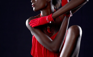 Dji Dieng super top model en rouge danger