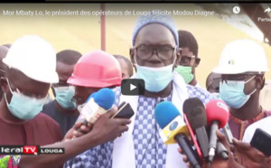 Mor Mbaty Lo, le président  des opérateurs de Louga félicite Modou Diagne Fada et lance un appel