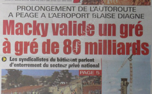 A la Une du Journal Walfadjri du jeudi 21 mars 2013