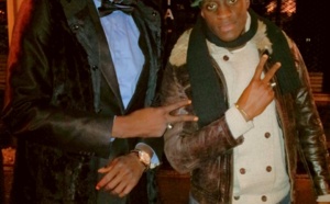 Le jet-setteur de Paris Khadim Biaye avec son ami Ameth Thiou