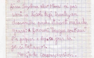 Lettre d'explication d'un parent d'élève rire!!!