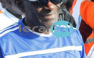 Golbert Diagne à la randonnée pédestre de la RTS