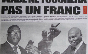 A la Une du Journal Sud Quotidien du jeudi 28 mars 2013