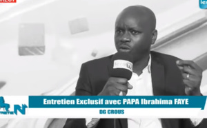 Pape Ibrahima Faye, Crous: "Les étudiants ont l'habitude de mettre la pression sur l'Etat, mais..."