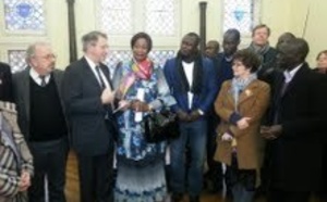 Modou Lô décoré Citoyen d'honneur de la ville de Compiègne en France